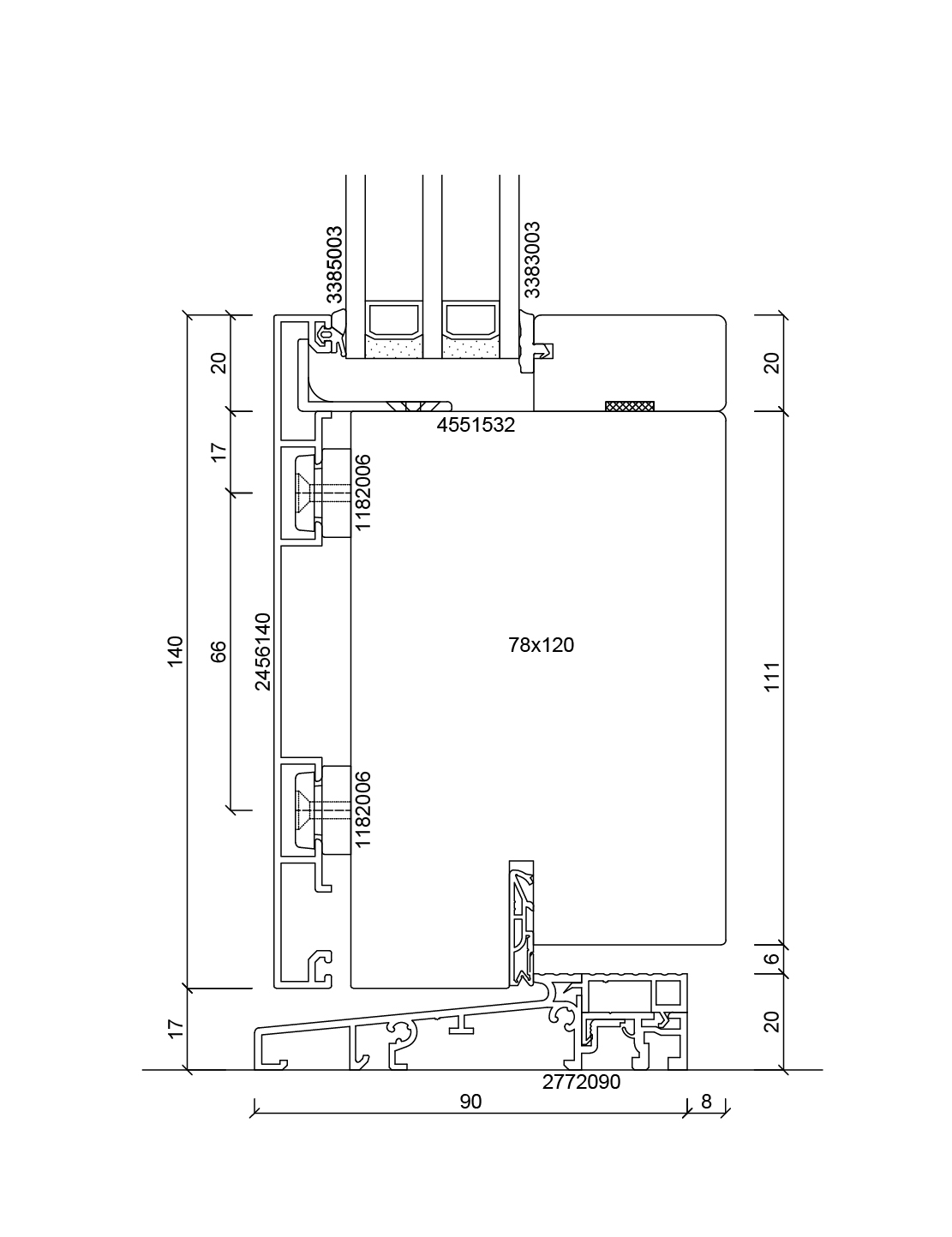 batimet TA35 DSE TNA Schnitt