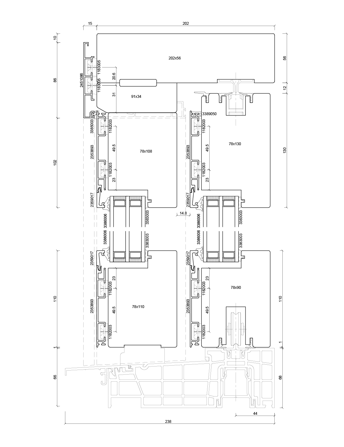 batimet TA35 DSP Schnitt